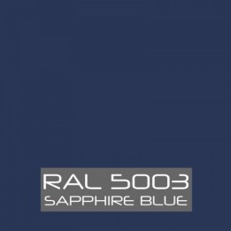 Saffier blauw RAL 5003 zijdeglans - 2 kg  Poedercoat poeder
