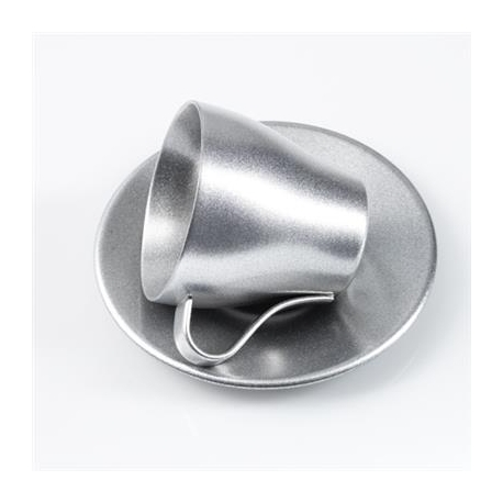 Silver grey metallic hoogglans 500 gram Poedercoat poeder