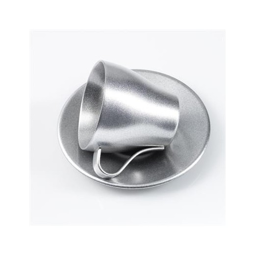 Silver grey metallic hoogglans 500 gram Poedercoat poeder