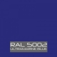 Ultramarijn blauw RAL 5002 zijdeglans - 500 gram Poedercoat poeder