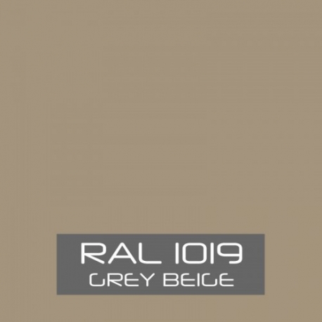 Grijsbeige RAL 1019 hoogglans - 500 gram Poedercoat poeder