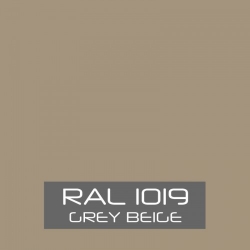 Grijsbeige RAL 1019 hoogglans - 500 gram Poedercoat poeder