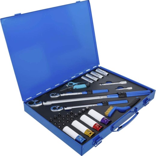 Momentsleutel set | 6,3 mm (1/4″), 10 mm (3/8″), 12,5 mm (1/2″) | 31-delig BGS