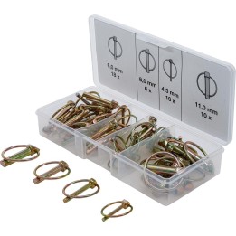 Assortiment zelfborgende moeren 146 delig