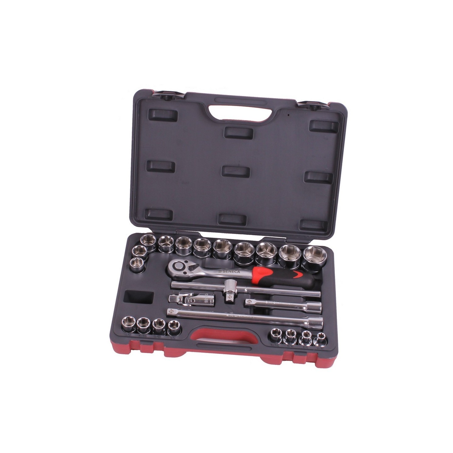 Kopie von Doppenset 1/2" 25-delig Metrisch