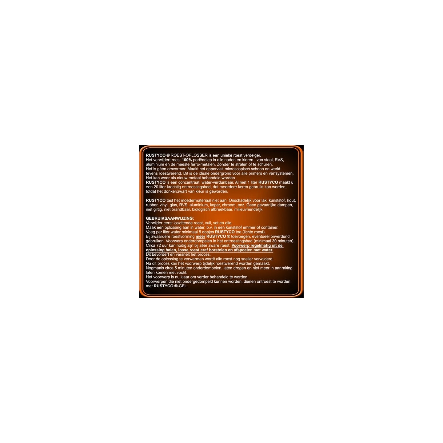 Rustyco Concentraat 1000 ml