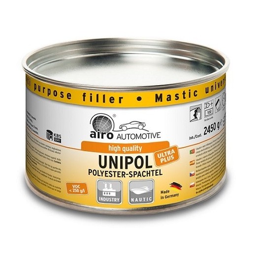 Airo Unipol Polyester plamuur blik 2,5 kg