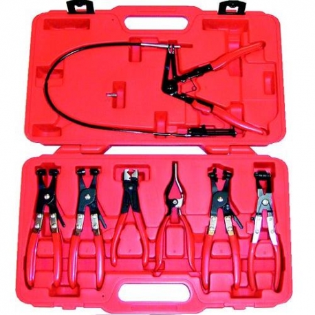 Slangklemtang set 7-delig