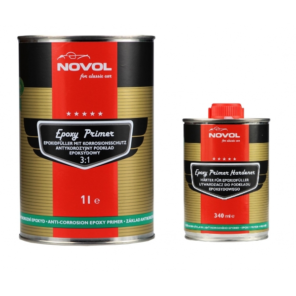 Epoxy Primer 31 NOVOL for Classic Car 1,34 liter set Vocor Tools B.V.
