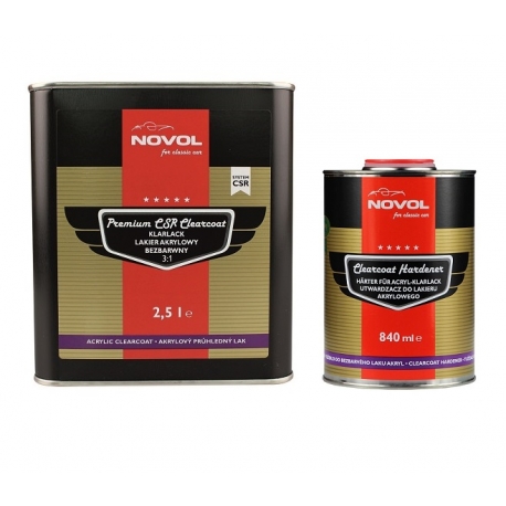 Premium CSR Acryl blanke lak 3:1 - 2,5 liter -  NOVOL