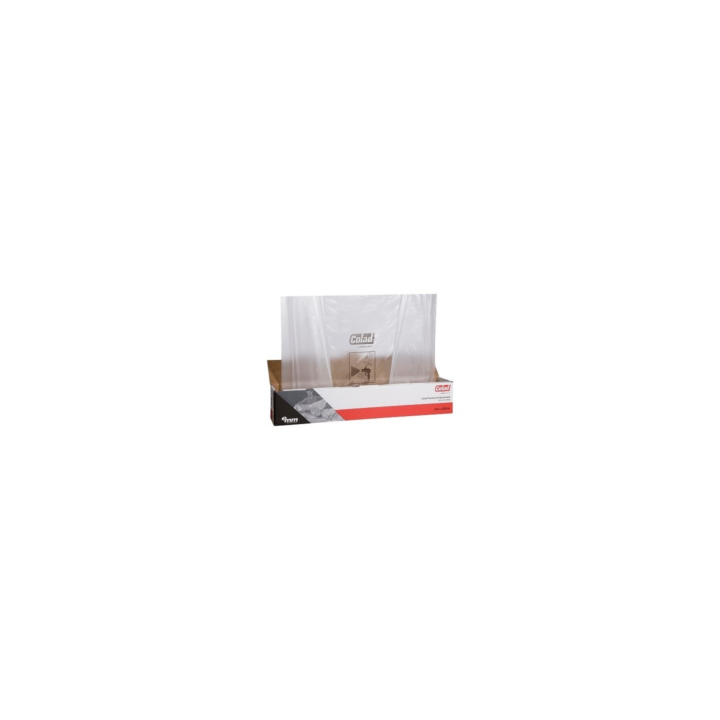 Transparante maskeer folie 4 x 150 meter - Colad