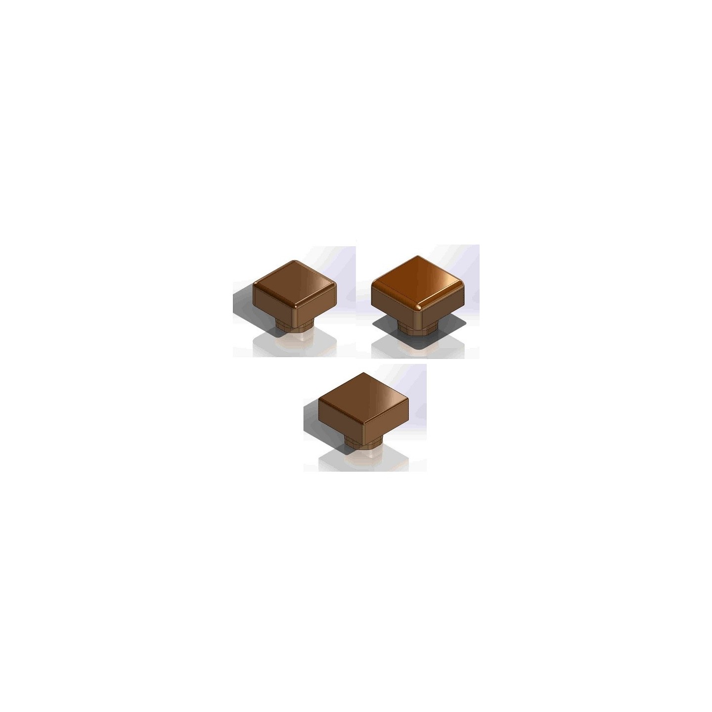 Square dies - set of 3 pcs