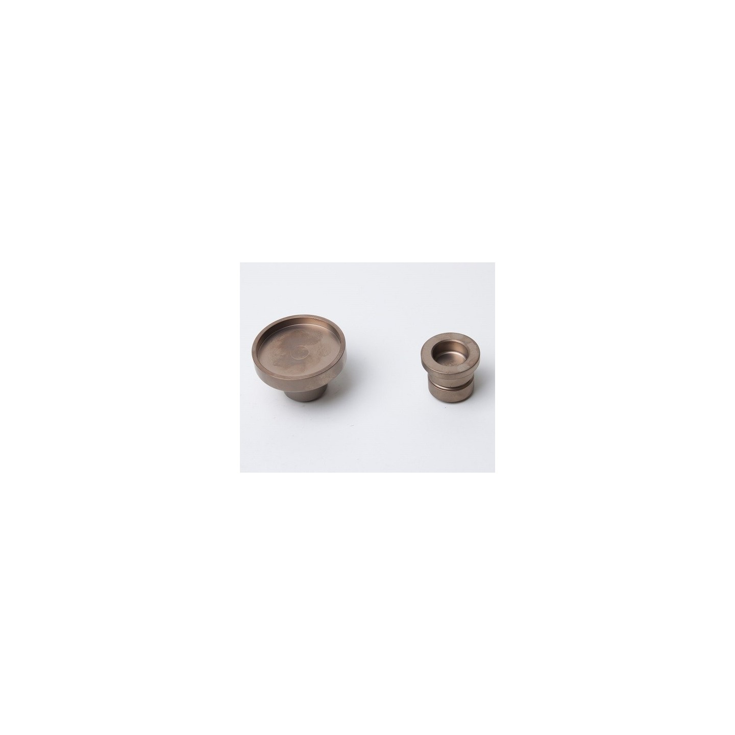 Upper die set with soft insert