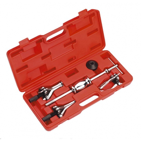 Poelie trekset binnen/buiten 6-delig