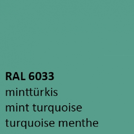 Mint turquoise RAL 6033 zijdeglans 500 gram