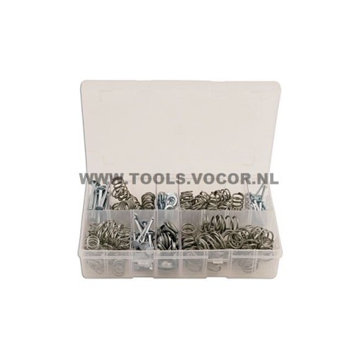 Assortiment Remtrommel montage materiaal 200 delig
