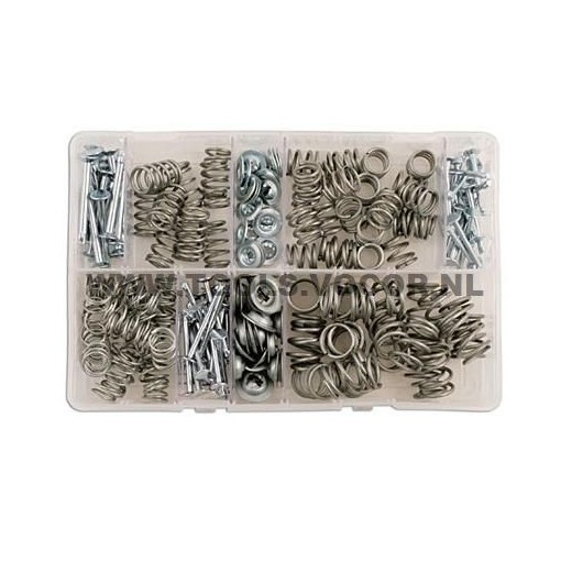 Assortiment Remtrommel montage materiaal 200 delig
