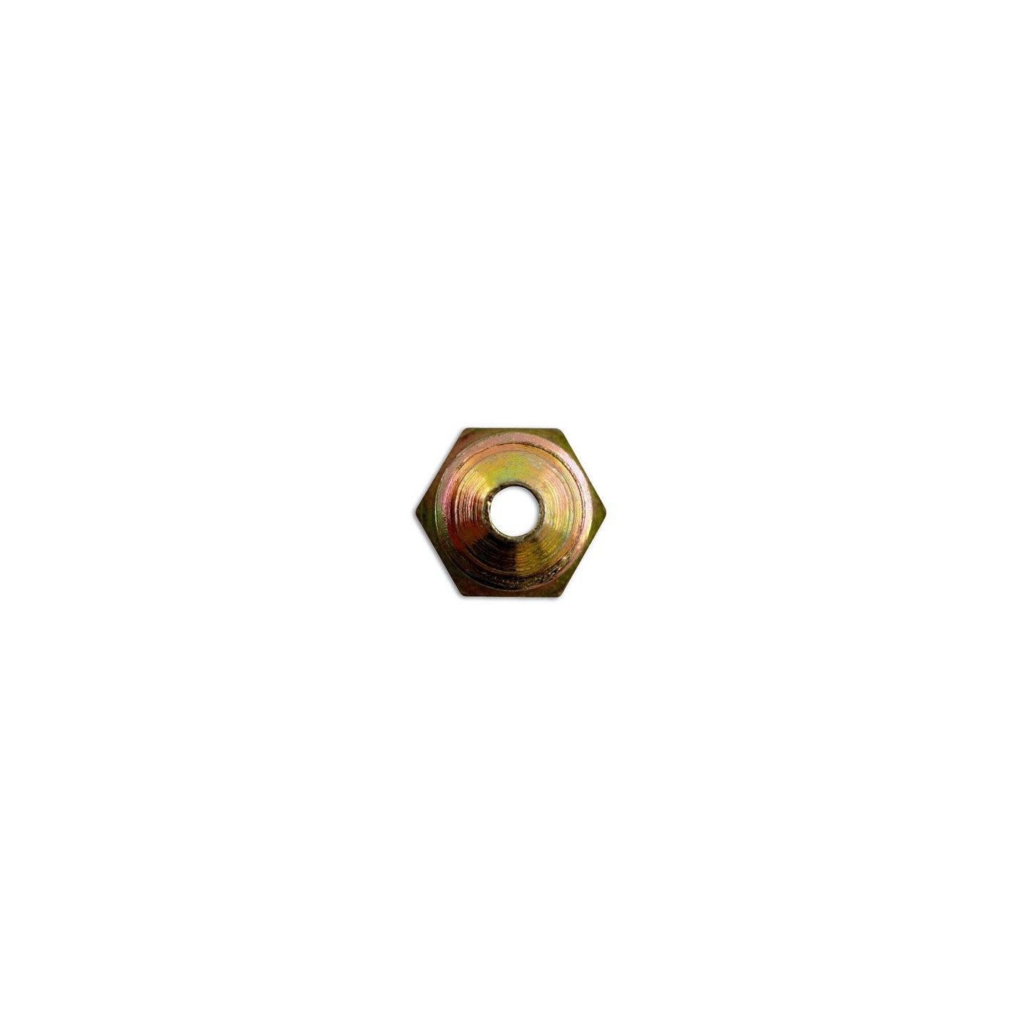 Nippel Metrisch dubbel male M10x1.0mm