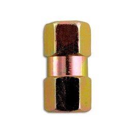 Nippel Metrisch dubbel female M10x1.0mm
