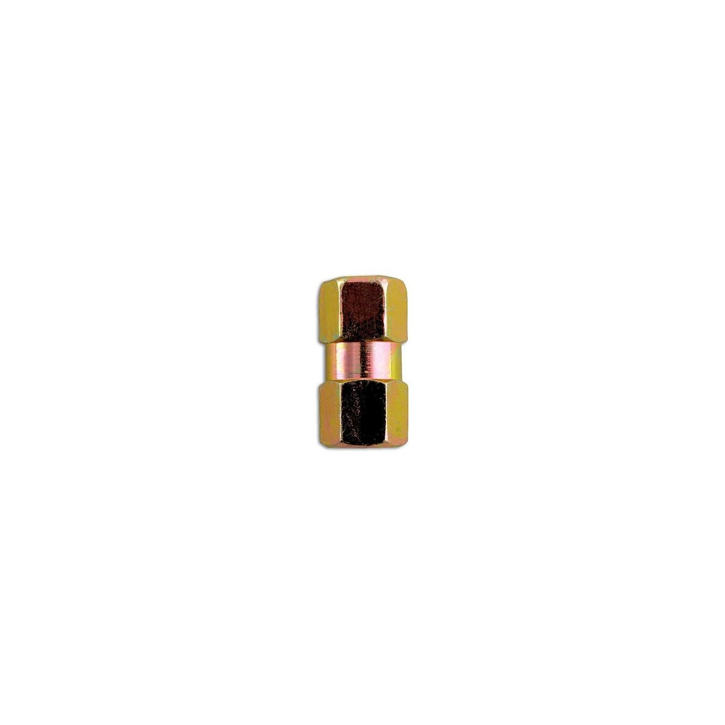 Nippel Metrisch dubbel female M10x1.0mm