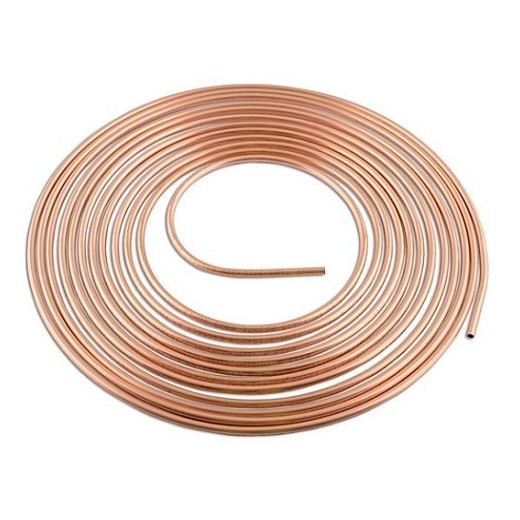 Remleiding Koper 3/16 inch - ca. 7.5 meter