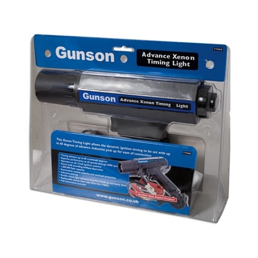 Stroboscoop / timing lamp met vervroeging, GUNSON