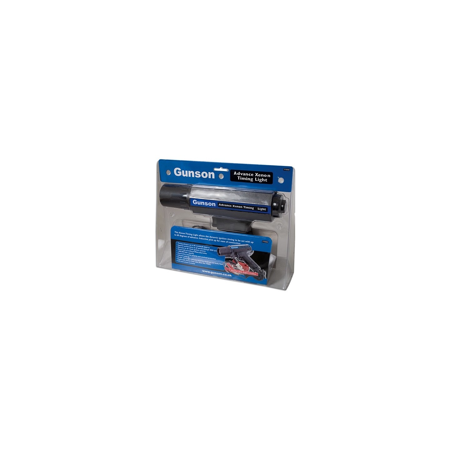Stroboscoop / timing lamp met vervroeging, GUNSON
