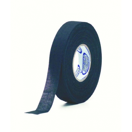 Linnen tape voor kabelbescherming, zwart 19mm x 25M