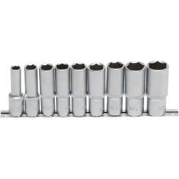 Doppenset 1/2" 9-delig LANGE UITVOERING