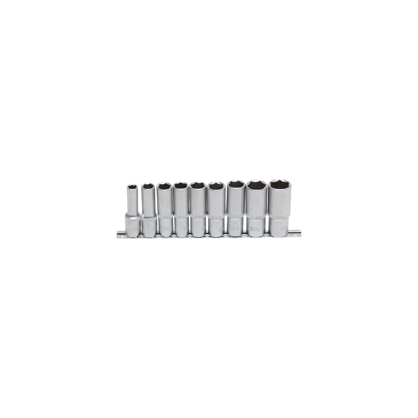 Doppenset 1/2" 9-delig LANGE UITVOERING