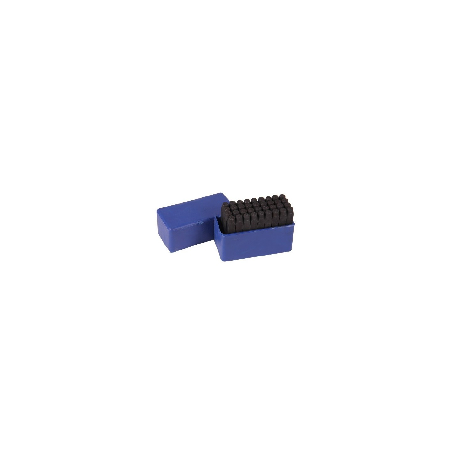 Slagletters en cijfers 36 stuks 6mm