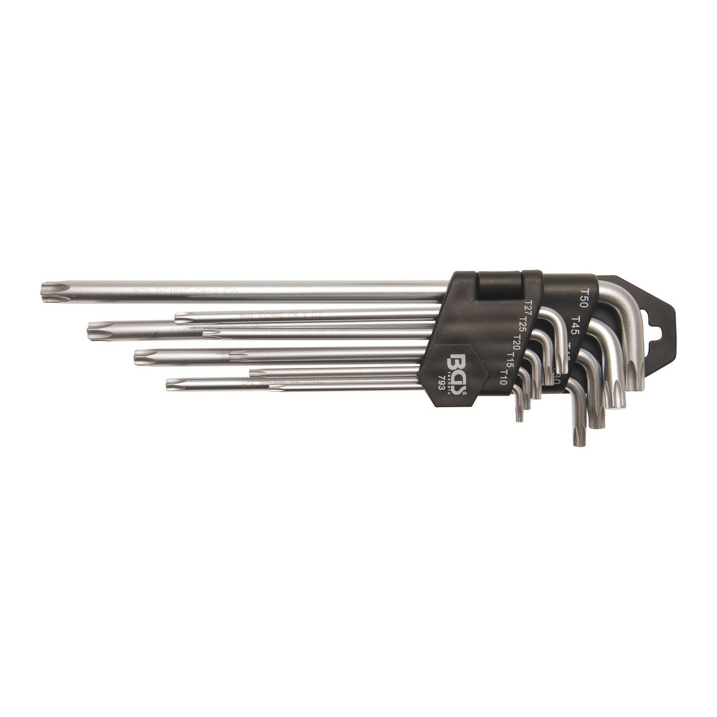Torx set extra lang 9-delig