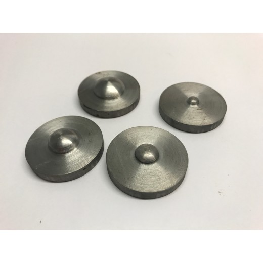 Upper die set with soft insert