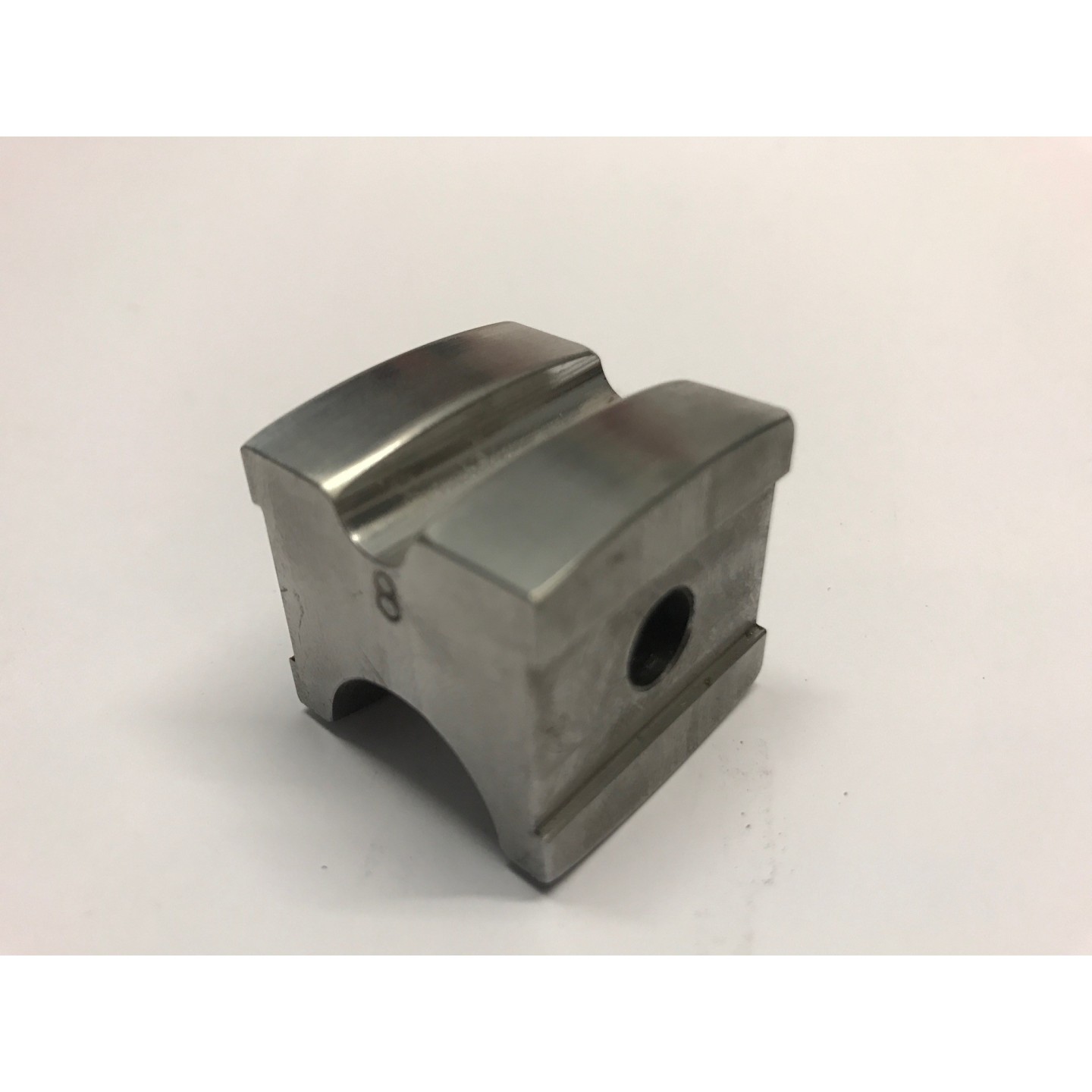 Upper die set with soft insert