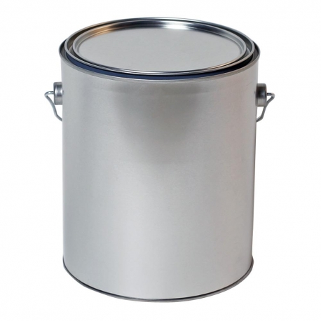 Verfblik leeg - 2,5 liter incl. deksel