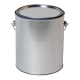 Verfblik leeg - 2,5 liter incl. deksel