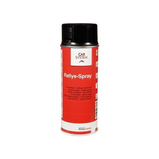 Rally spray glanzend zwart spuitbus 400ml - Car System
