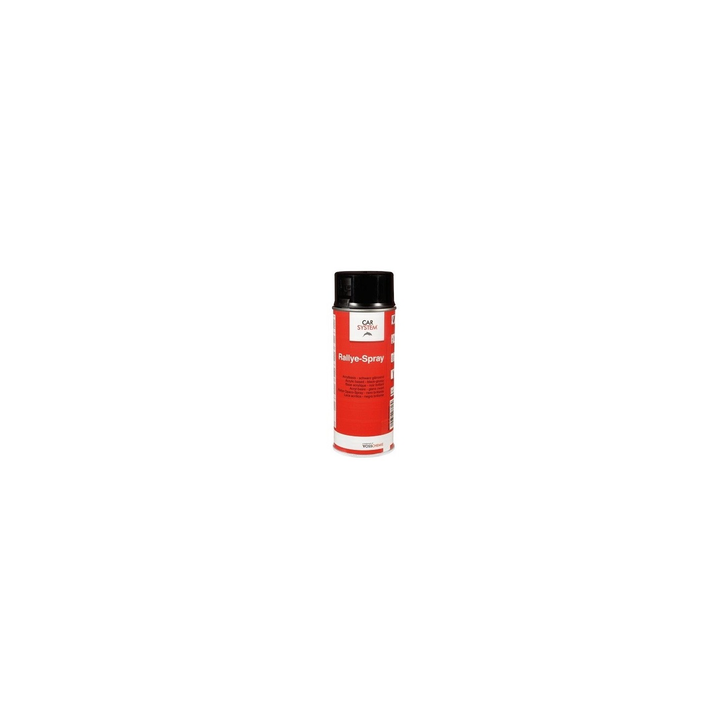 Rally spray glanzend zwart spuitbus 400ml - Car System