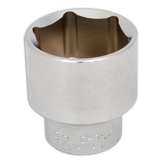Doppenset 1/2" 10-delig LANGE UITVOERING INCH MATEN