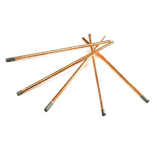Wolfram elektrode grijs 2.4mm 10 stuks