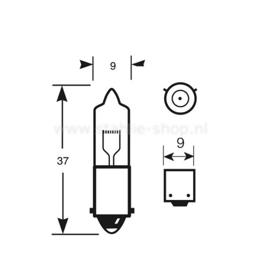 Lamp 12v 21w H21W
