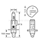 Lamp 12v 55w H1 P14.5s