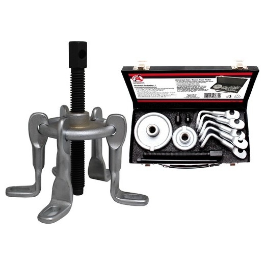 Poelie trekset binnen/buiten 6-delig