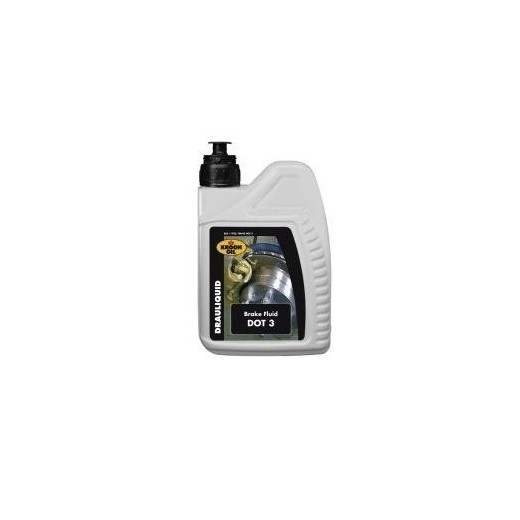 Remvloeistof Drauliquid DOT 3 - 1 liter Kroon