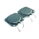 Uitlijnplaten set 2 stuks - Aluminium 4000 kg (set) - GUNSON