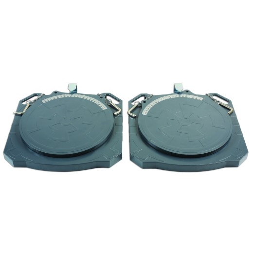 Uitlijnplaten set 2 stuks - Aluminium 4000 kg (set) - GUNSON