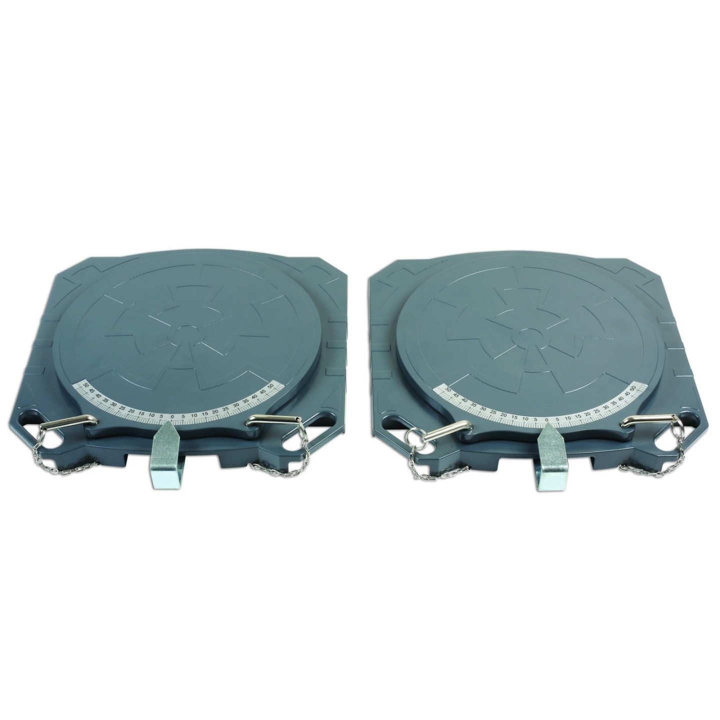 Uitlijnplaten set 2 stuks - Aluminium 4000 kg (set) - GUNSON