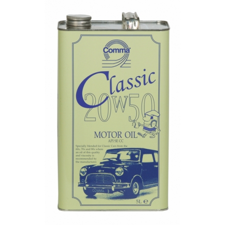 Comma Classic Motor oil 20W50 5 Liter