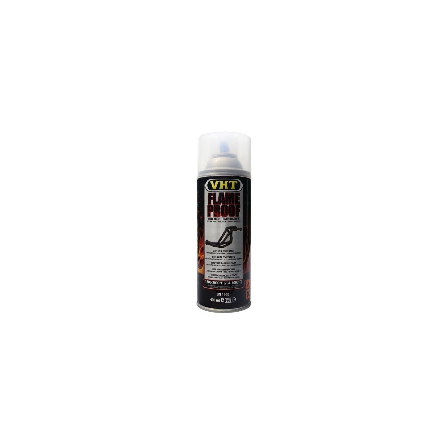 VHT FlameProof COATING Flat silver (mat zilver)