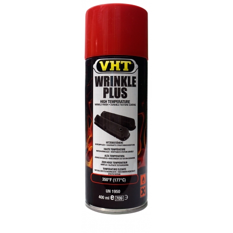 VHT Wrinkle Plus Coating (KRIMPLAK) Rood